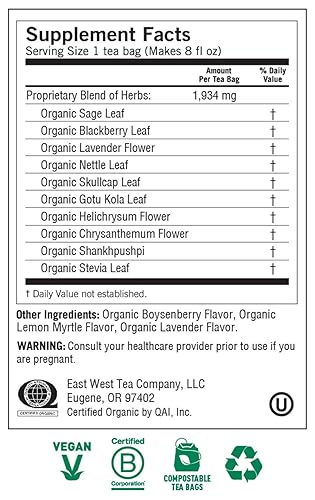 Miniatura 6 de Yogi Té de mente relajada - 16 bolsas de té