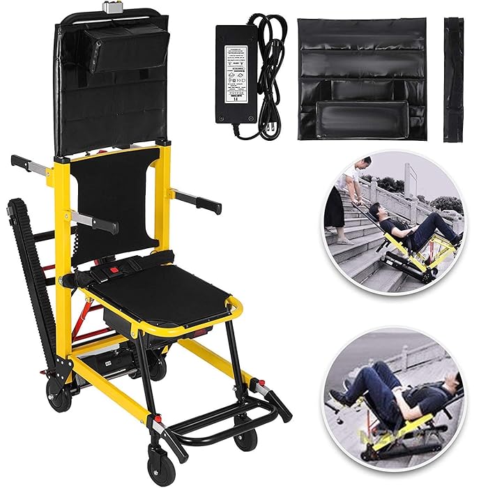 Buy YFjyo Electric Stair Climbing Wheelchair Crawler Medical Lift Stair Evacuation Chair