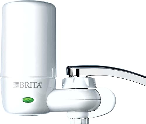 Miniatura 5 de Brita Filtro de agua para fregadero, sistemas de filtración de agua de montaje en grifo para agua del grifo, reduce el 99% del plomo, color blanco