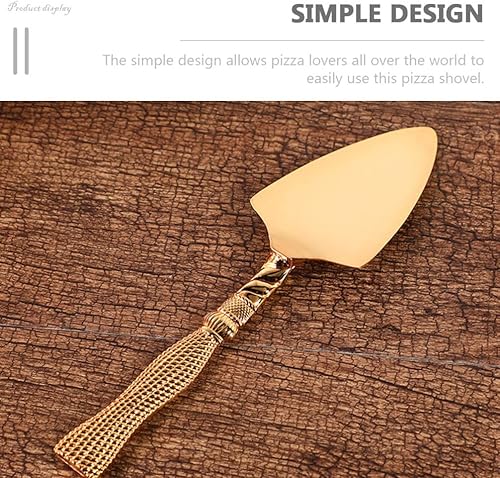 Miniatura 4 de Cabilock Exquisita pala para tartas estilo europeo espátula para hornear práctica pala pizza herramienta para servidores