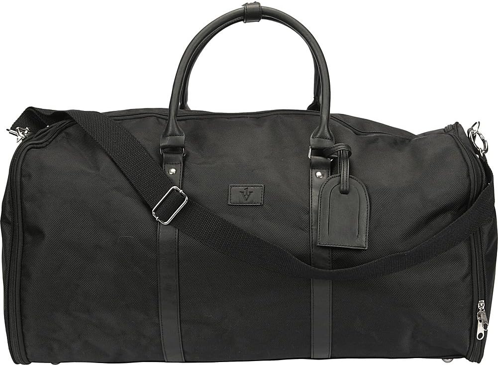 1 Voice 1VFB16_49 The Weekender Garment Bag, Black