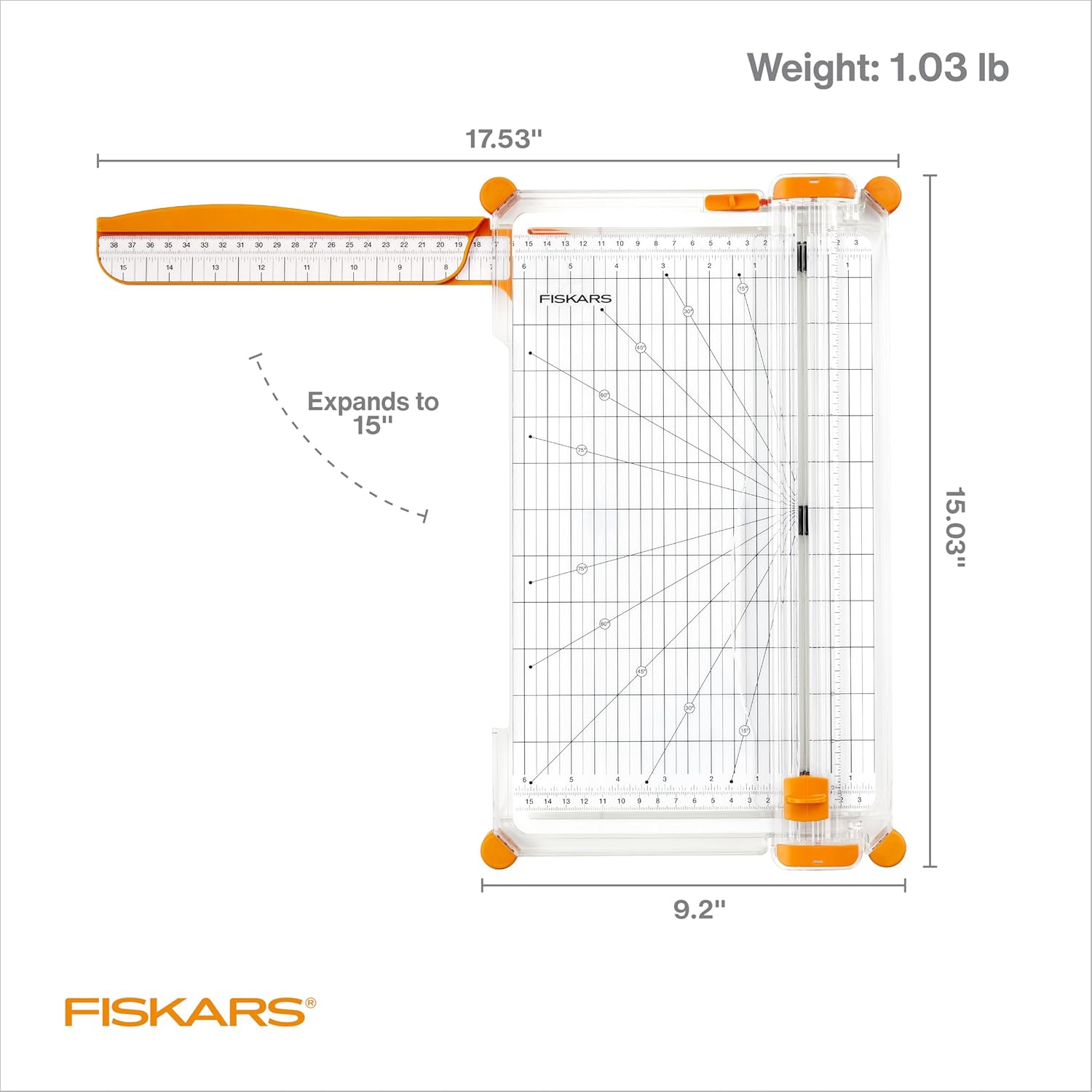 Fiskars Precision Paper Trimmer - Easy, Safe and Accurate for Crafts, Gifts, Cards and More - Always Cuts Straight image 6 of 11 B0DG4DJSRV