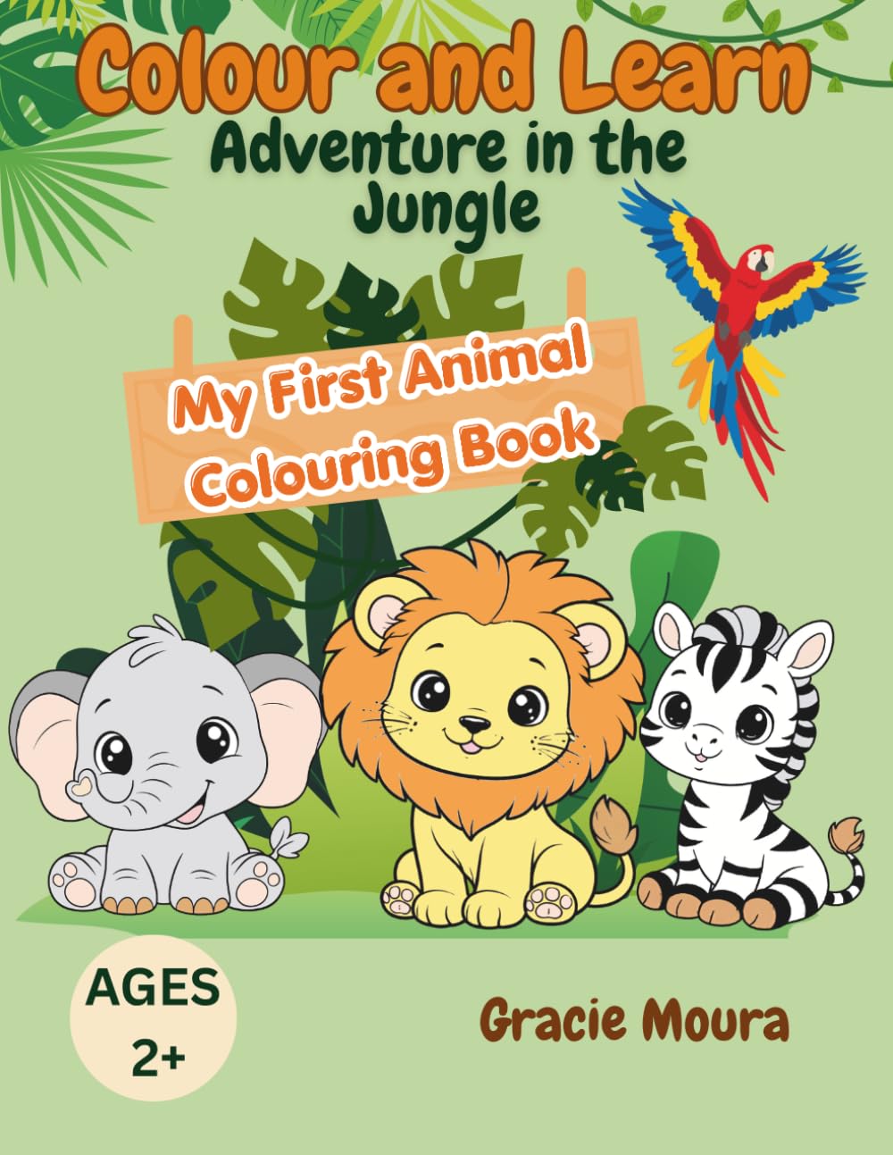 Colour and Learn: Adventure in the Jungle: My First Animal Colouring Book (Colour and Learn Series)