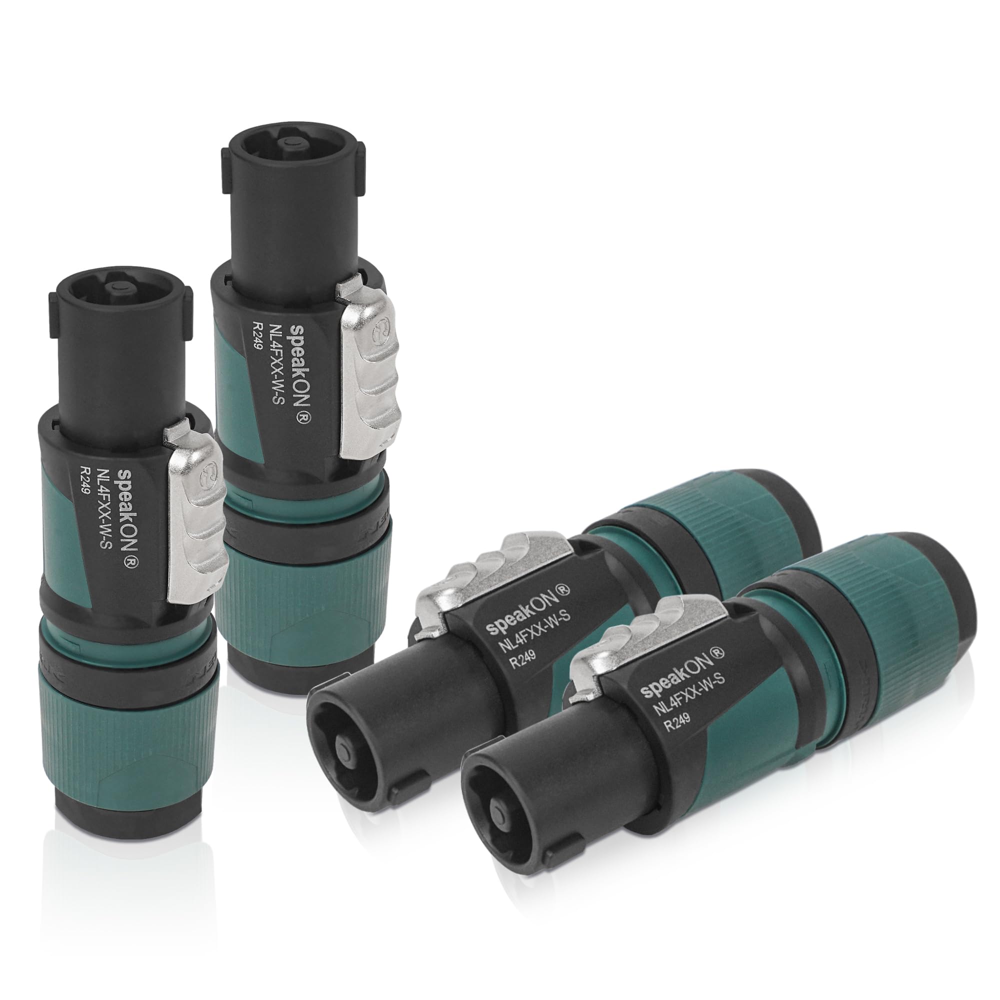 Amazon.com: Original Neutrik 4 Pack 4-Pole SpeakOn Cable Connector