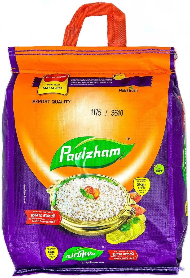 Pavizham Short Grain Matta Rice 5kg