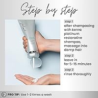 Vista 4 de Kenra Platinum Restorative Reconstructor Tratamiento ultra fortificante Restaura los lazos de cabello roto desde adentro Proporciona