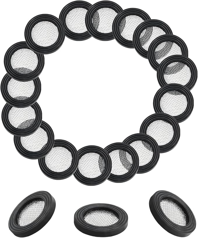 suiwotin 20pcs Stainless Steel Garden Hose Screen Filter