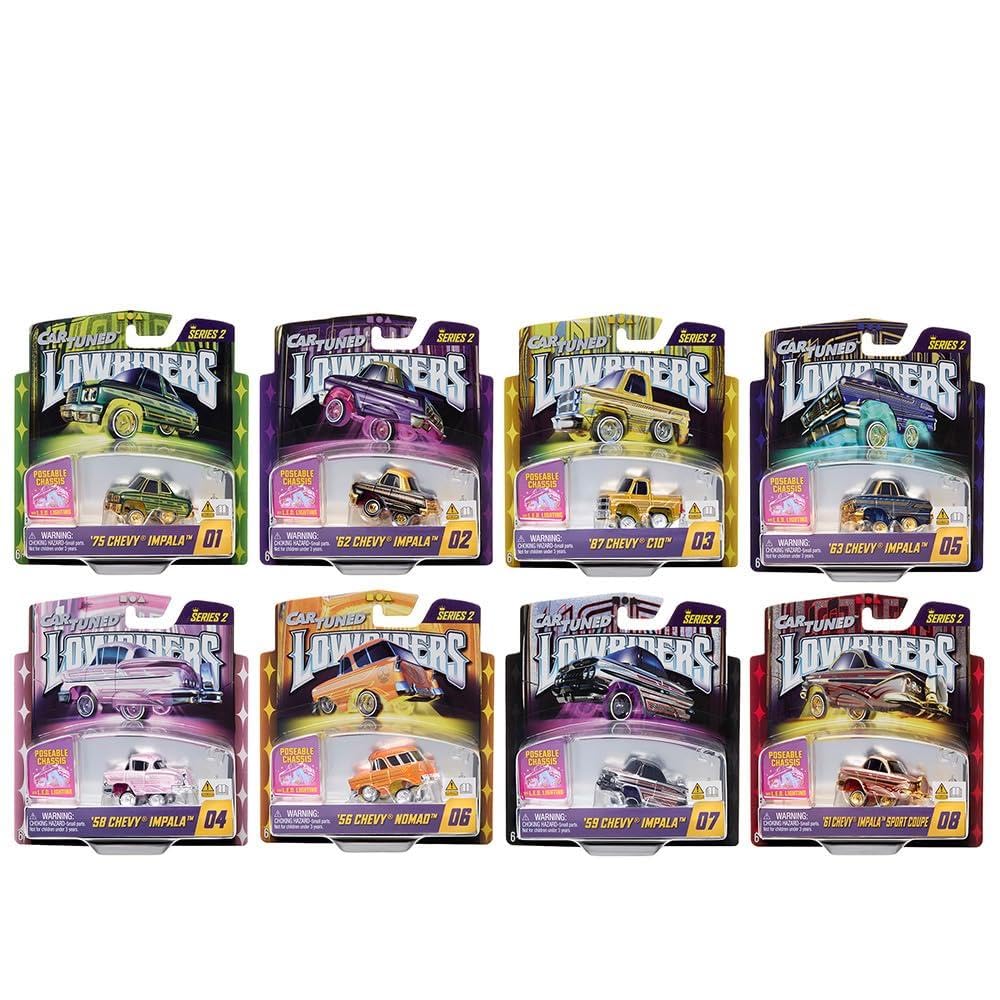 Amazon | CAR TUNED 1:64 LOW RIDERS SHOW GLOW SERIES 2 - SET