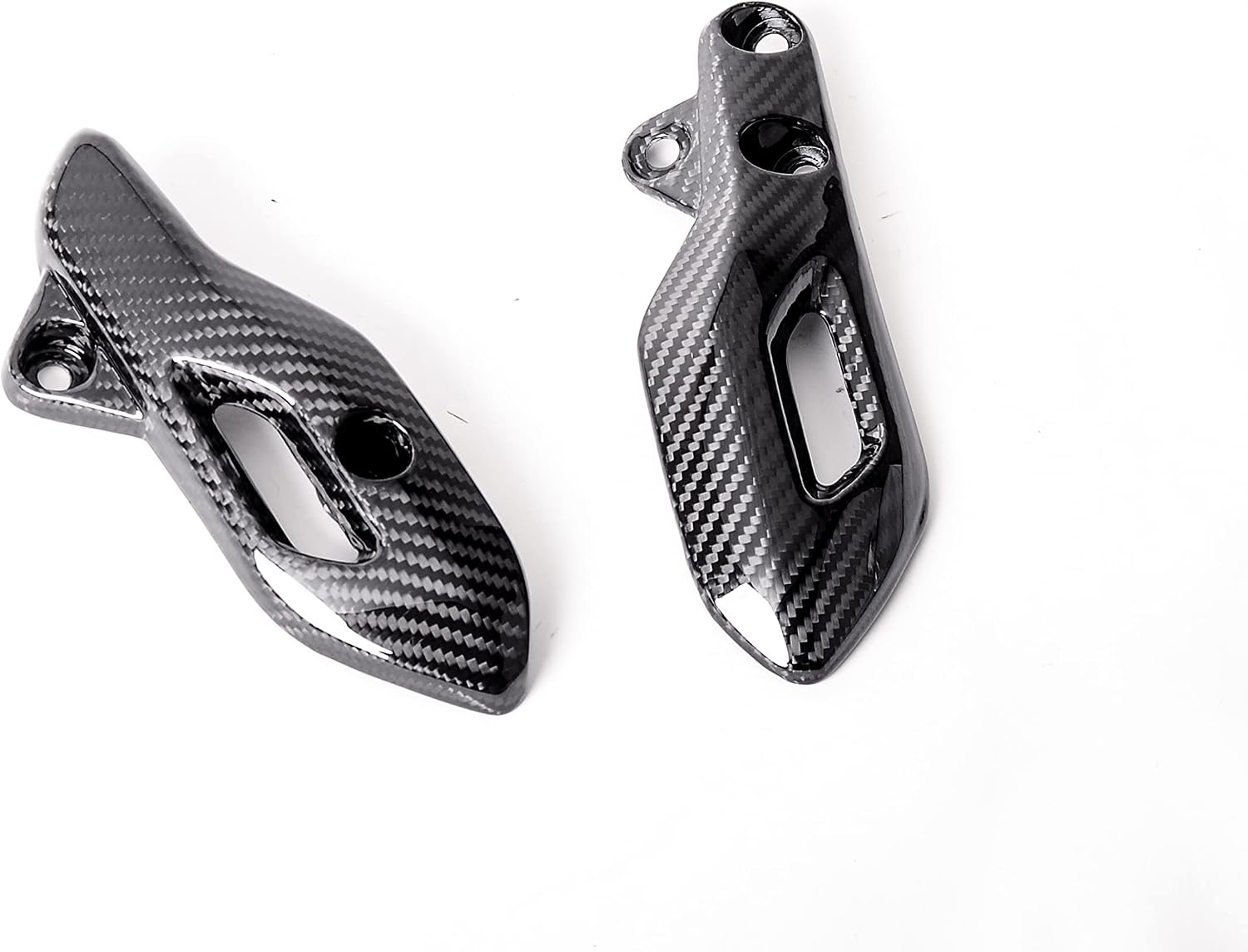 Bestem Carbon Fiber Side Protector Panel Small at Bottom for Triumph Rocket III 2020-2021 Twill Weave