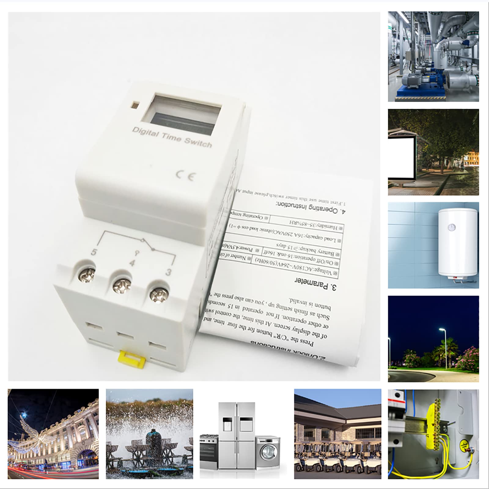 Presa Temporizzata Programmabile Timer Digitale Programmabile