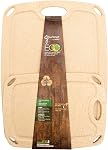Starfrit Gourmet ECO - Set of 2 Cutting Boards - Small: 10" x 7" - Large: 14" x 10" - Wheat Straw Fibers