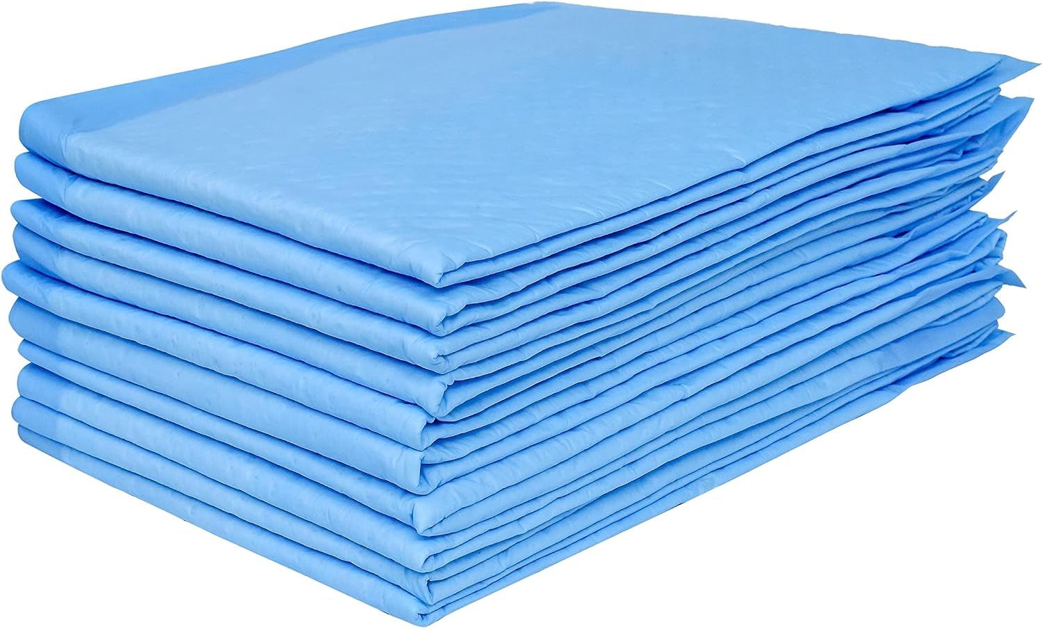 THE BEER VALLEY Disposable Incontinence Underpads 23' x 36', Heavy Absorbency Quilted Bed Pads with Polymer Core for Adults, Elderly, Kids & Pet Training (Pack of 10)
