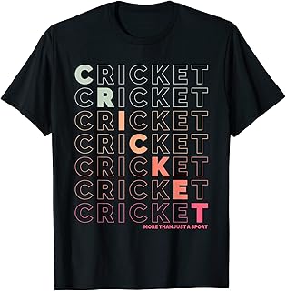 Cricket Love for Cricket Sports Player Funny Cricket T-Shirt
