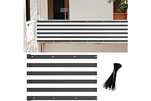 Balcony Privacy Screen, 3 x 10 ft, Ultimate Apartment Privacy ASAP
