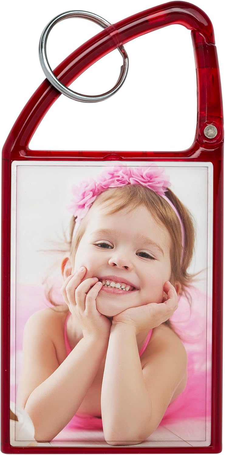 Snapins Double Photo Carabiner Keychain - Pack of 72