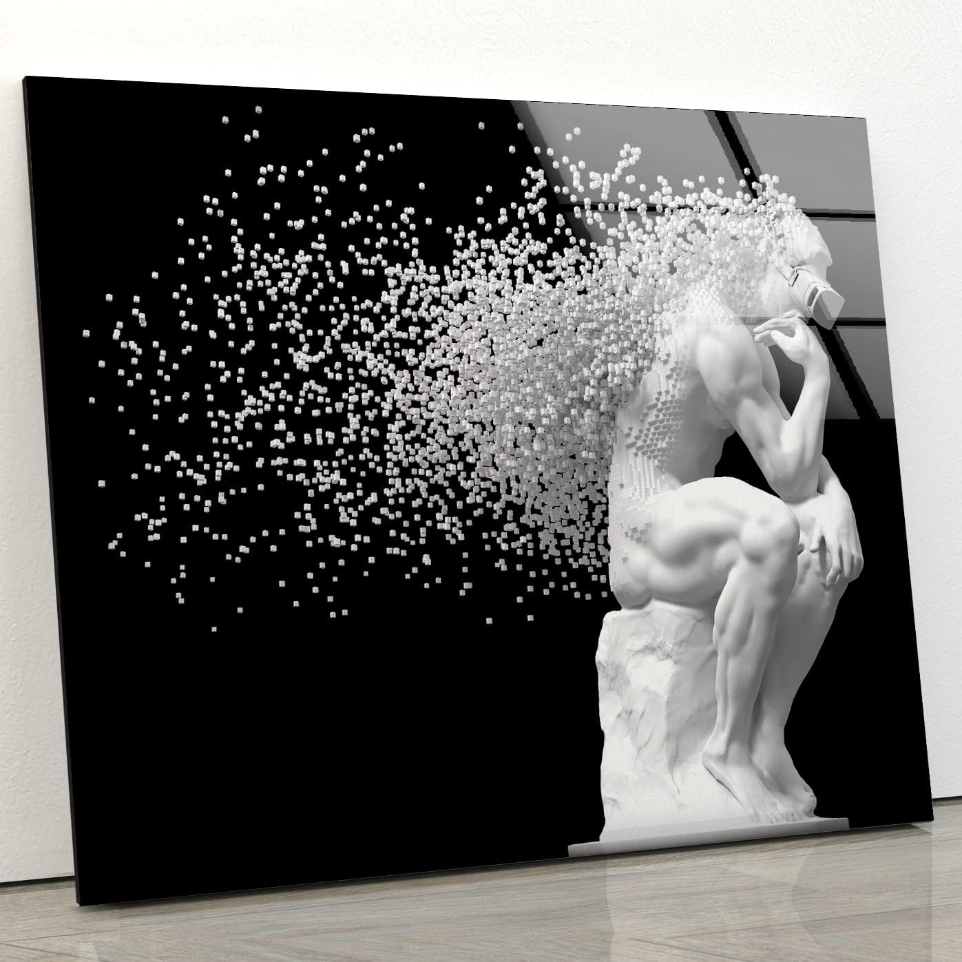 My Tempered Glass Wall Art 20Wx14H'' Wall Decor Home Decor Glass