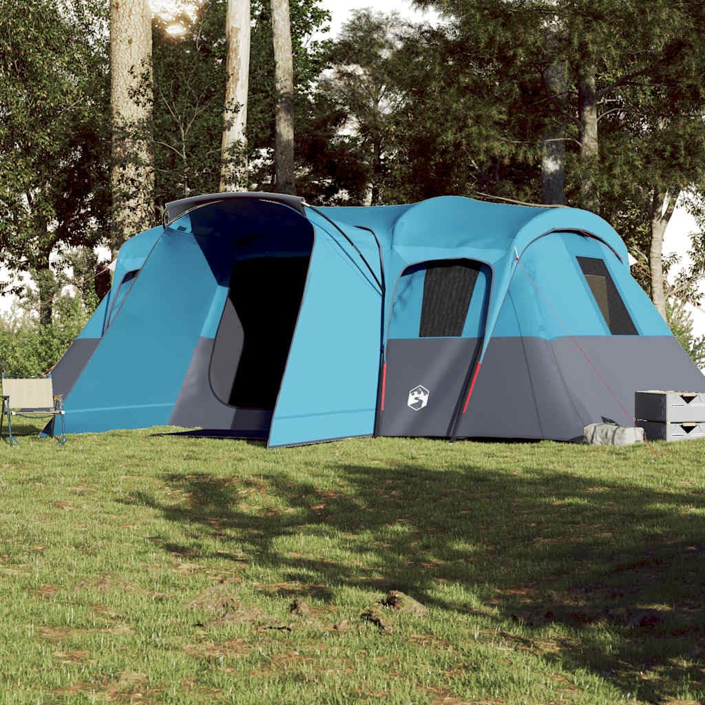 Générique Tente familiale Tunnel 16 Personnes Bleu imperméable,Équipements Sportifs,Loisirs de Plein air,Camping et randonnée,Tentes,Bleu,19.9 KG,94708