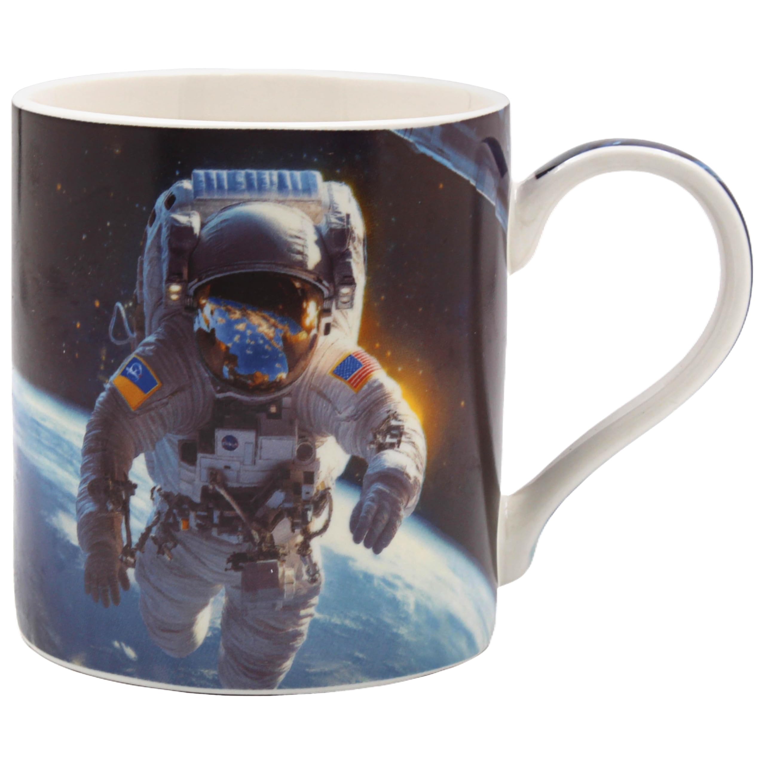 Lesser & Pavey Urban Art Star Man Mug for Hot & Cold Drinks | Fine China Durable Tea and Coffee Cups for Home & Office | Comfortable & Easy-to-Hold Coffee Mugs for Beverages & Daily Use
