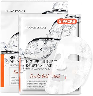 Mascarilla coreana de burbujas para antienvej...