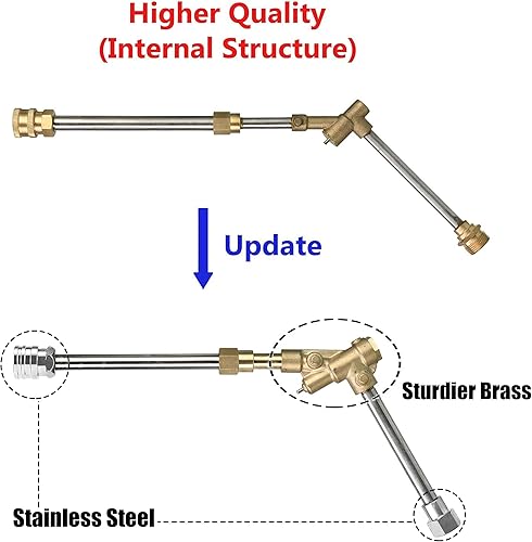Miniatura 7 de M MINGLE Limpiador superficial de la lavadora a presión de 17", pistola corta de alta presión de la lavadora
