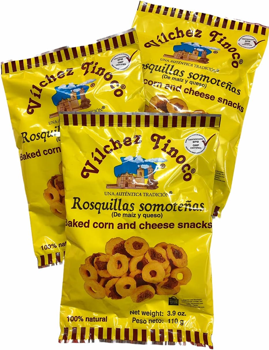 Rosquillas Somoteñas Vilchez Tinoco, Nicaragua, best guide store (3 Pack)