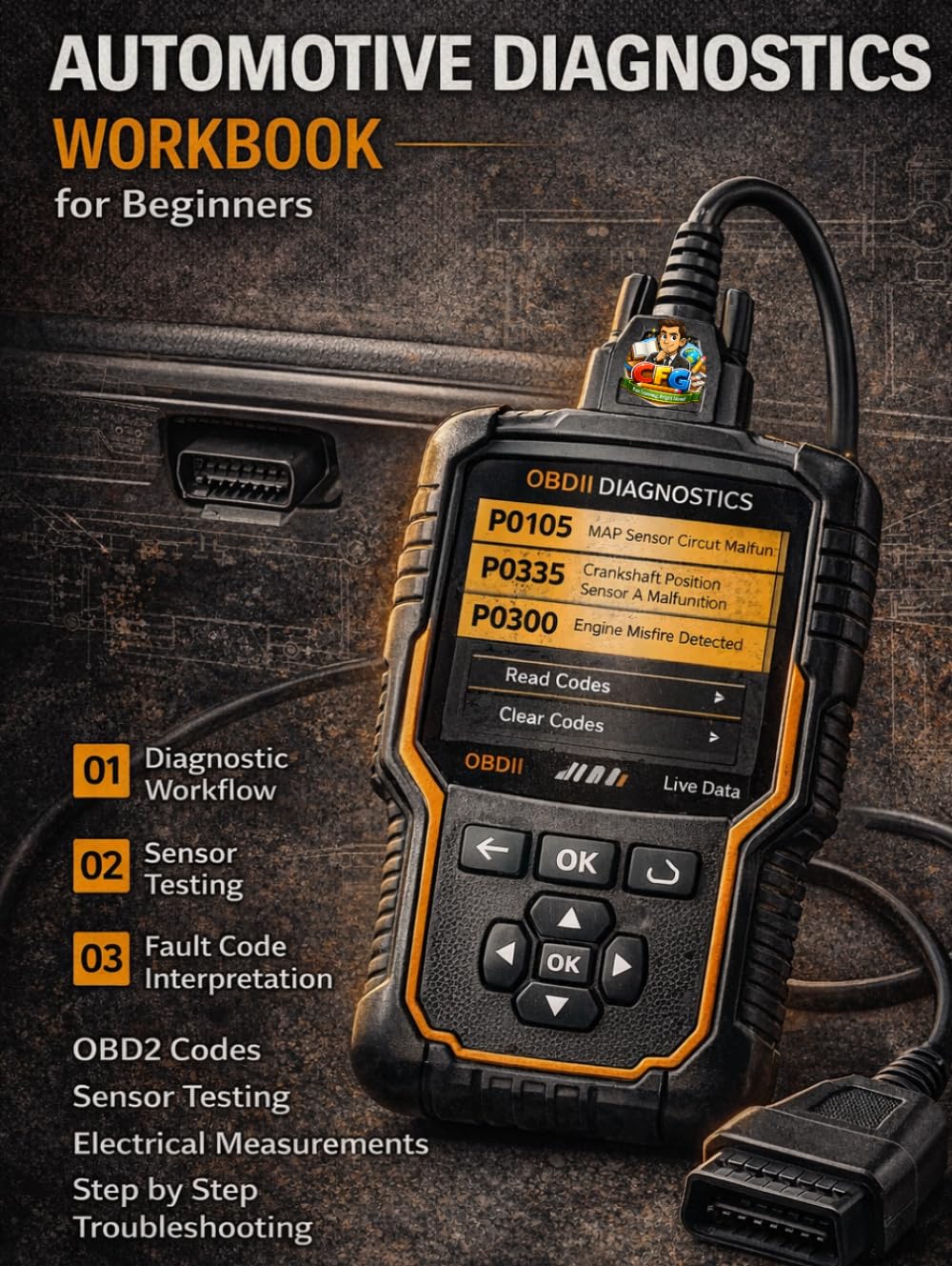 Automotive Diagnostics Workbook Step by Step Fault Finding Training with OBD Codes Measurements and Case Studies: Learn Diagnostic Logic Electrical ... Series Learn Automotive Systems Step by Step)