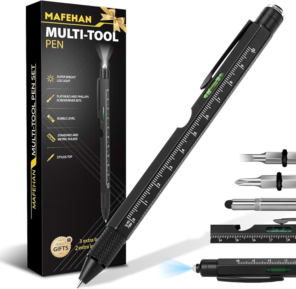 9-in-1 Multitool Pen with LED Light
