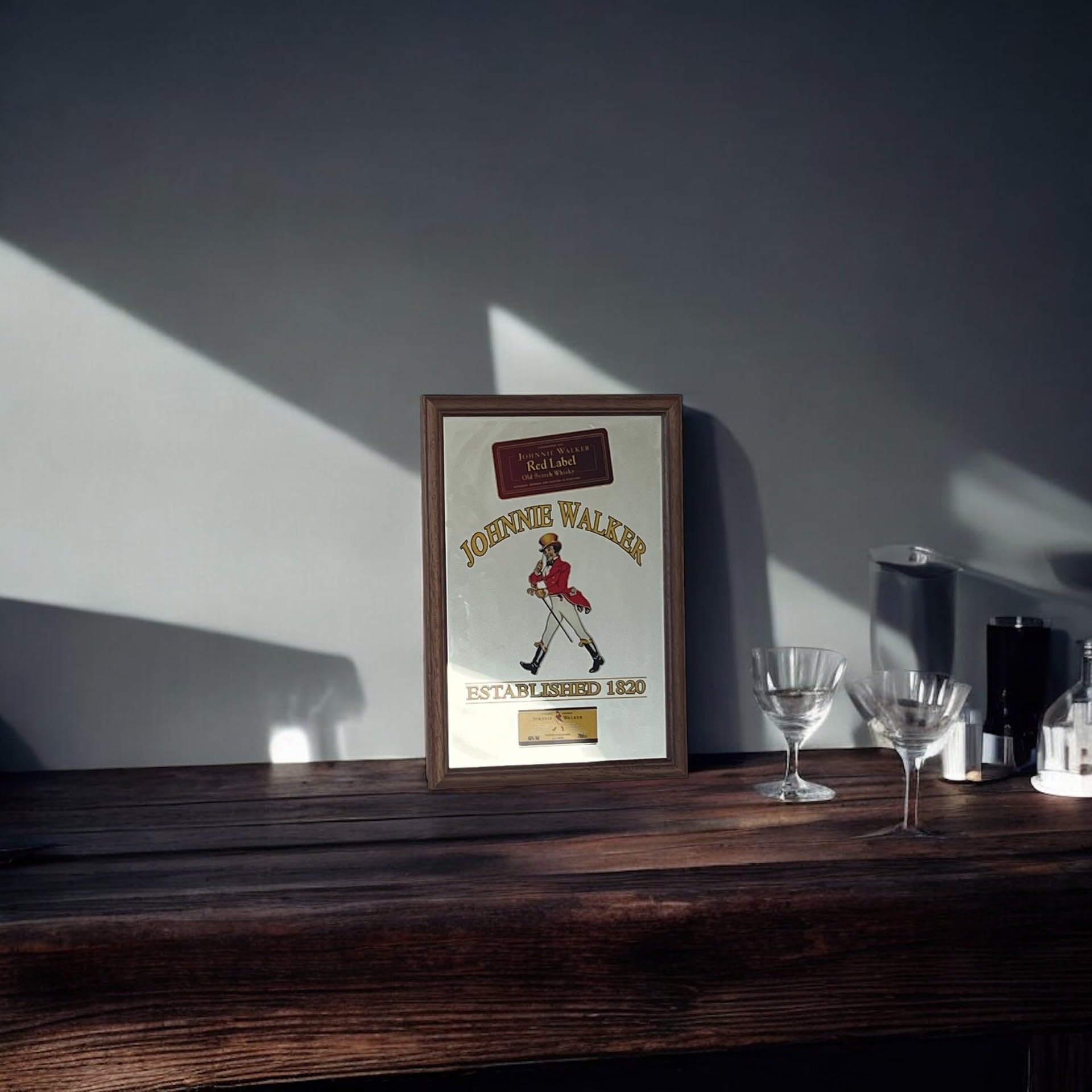 Laurie's Pub and Bar Accessories JohnnieWalker Small Mirror