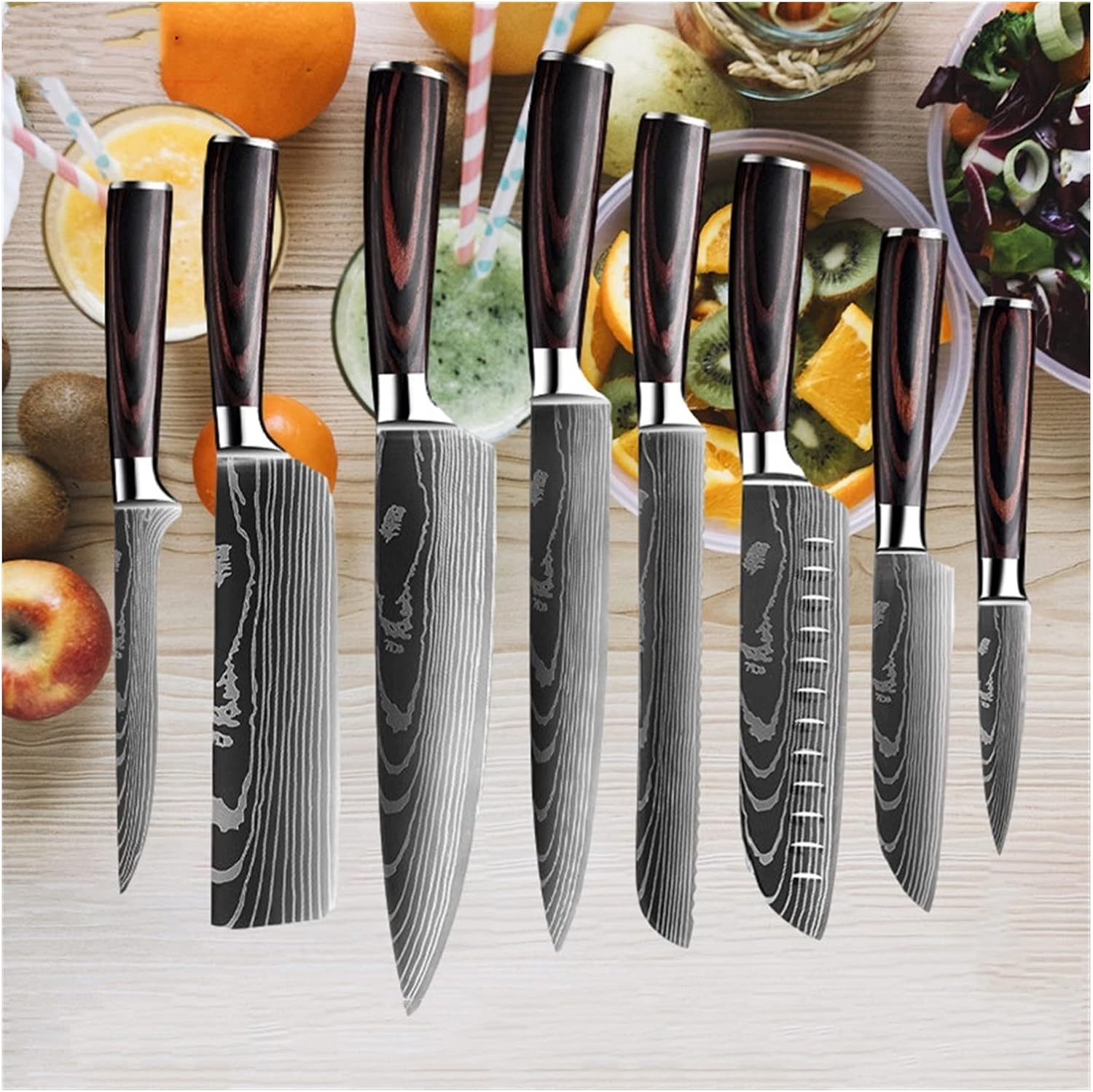 Knife Cleaver Chinese Chopping Knife Kitchen Knife Set Japanese Chef