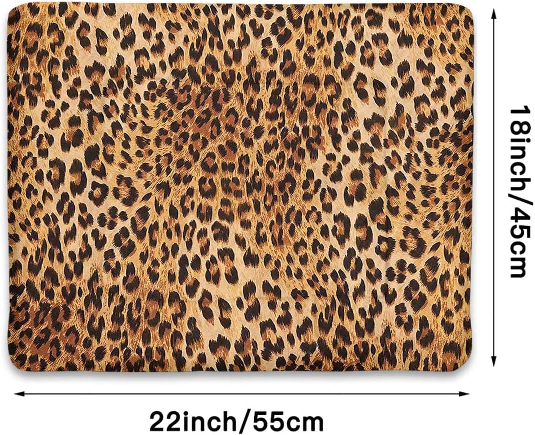 review Brown Beige Dog Blankets Leopard Skin Pattern Stylish Modern Soft Warm Puppy Blanket Cover Dog Cat Fluffy Fur Blanket Sleep Animal Print 18