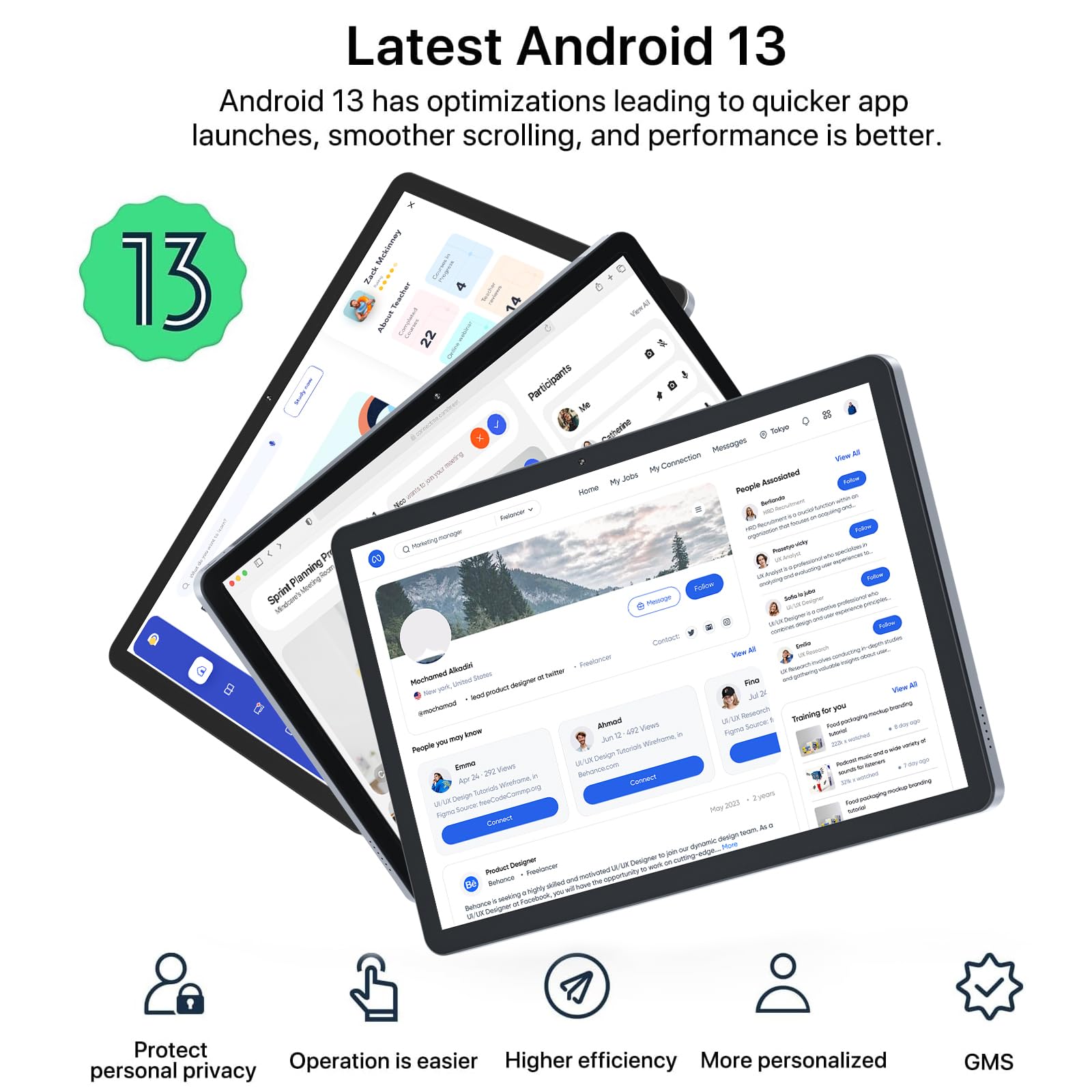 KUMNOSAL Tablet 10.1 Pollici, Metal Tableta T606 Octa-core 2GHz, Tablets 8GB+128GB SSD, Android 13, Dual SIM 4G LTE+5G WiFi, 7000mAh/GPS/Fotocamera 13MP/BT5/Type-C/GMS/Jack 3.5MM