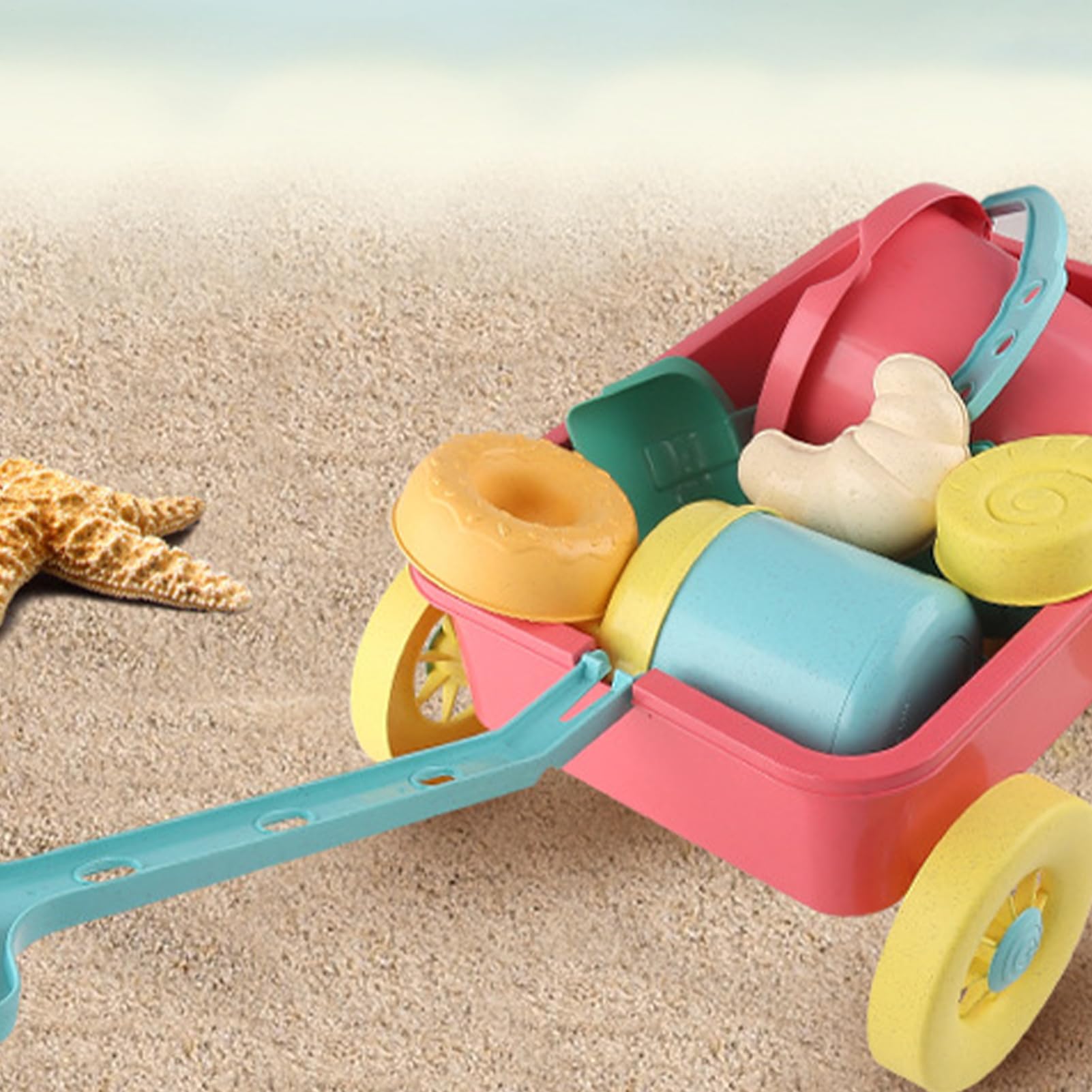 Kids Beach Trolley, giocattolo del carrello da spiaggia Trollley da | Giocattolo da esterno finemente lucido per piscina, lago, cortile e giardino