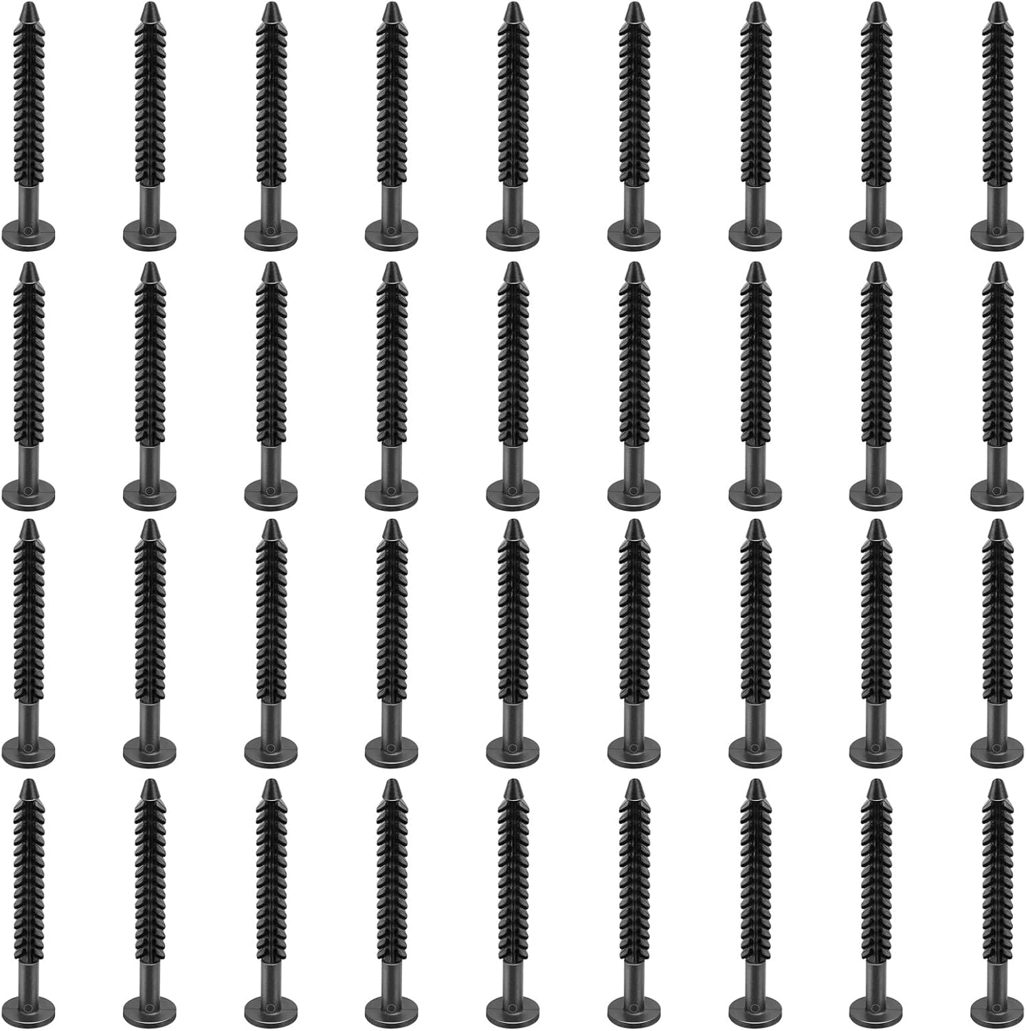 36Pcs Multipurpose Window Panel Anchors 3Inch Window Shutter Screws Fasteners Spikes Panel Pins Shutter Spikes Anchors