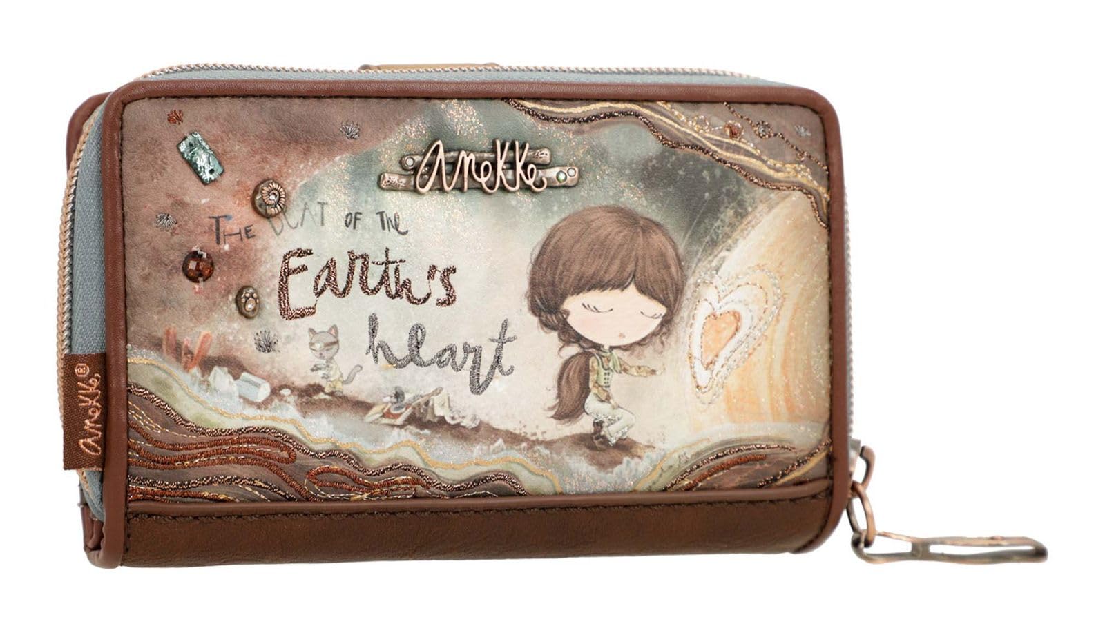 Anekke Billetero Mediano Rfid Core - Diseño Funcional - Medidas: 15/10/3 Cm - Accesorios Y Complementos Mujer