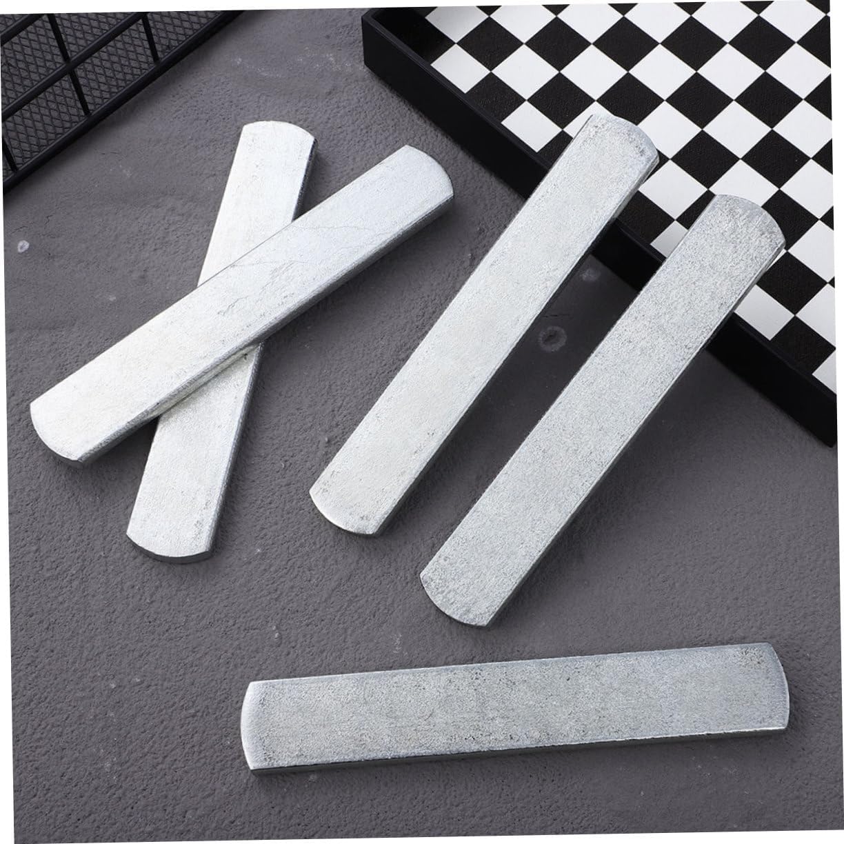 6pcs Weighted Iron Plate Leg Weights for Fitness Running Workout Vest Barbell Plates Body Building Accessory