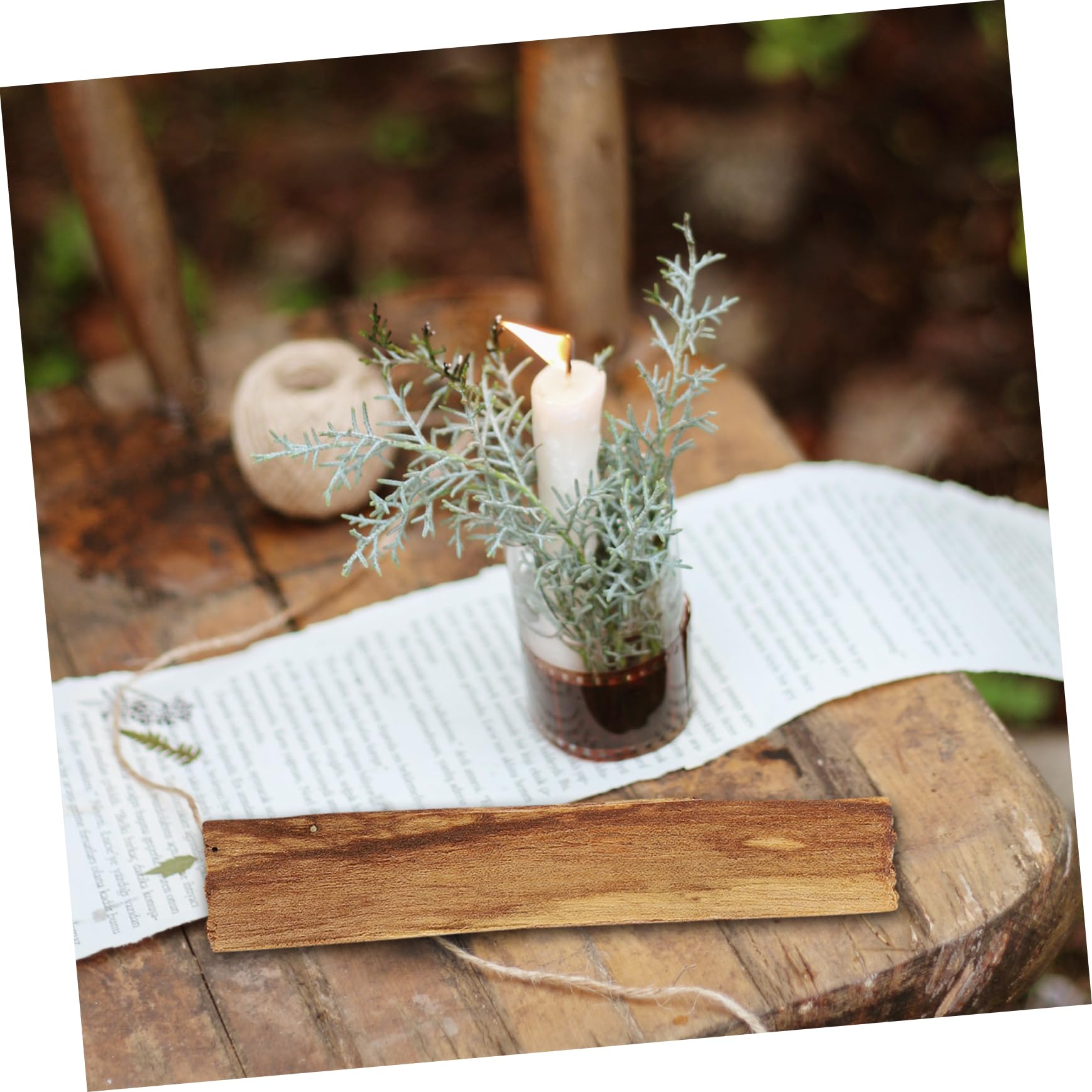 TOPBATHY 5 Juegos Incienso De Madera Palos De Incienso Quema Palo Aroma Manchas De Madera Quemador De Accesorios De a De 3 Piezas * 5