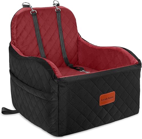 Miniatura 11 de Asiento elevador de coche para perros pequeños/medianos, almohadilla elevada de 6 pulgadas de espuma viscoelástica, completamente desmontable y