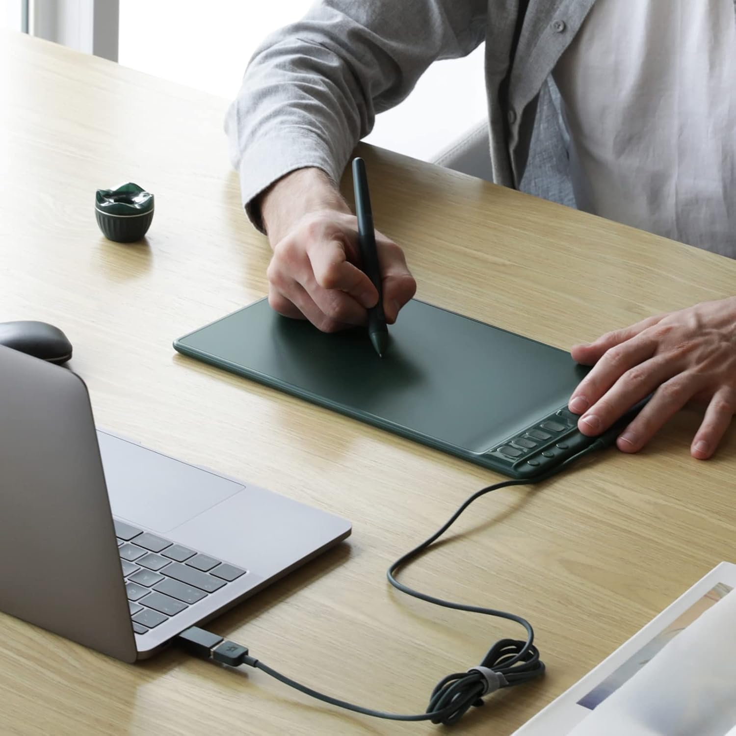 HUION PW100 Penna Digitale Senza Batteria per tavoletta Grafica da