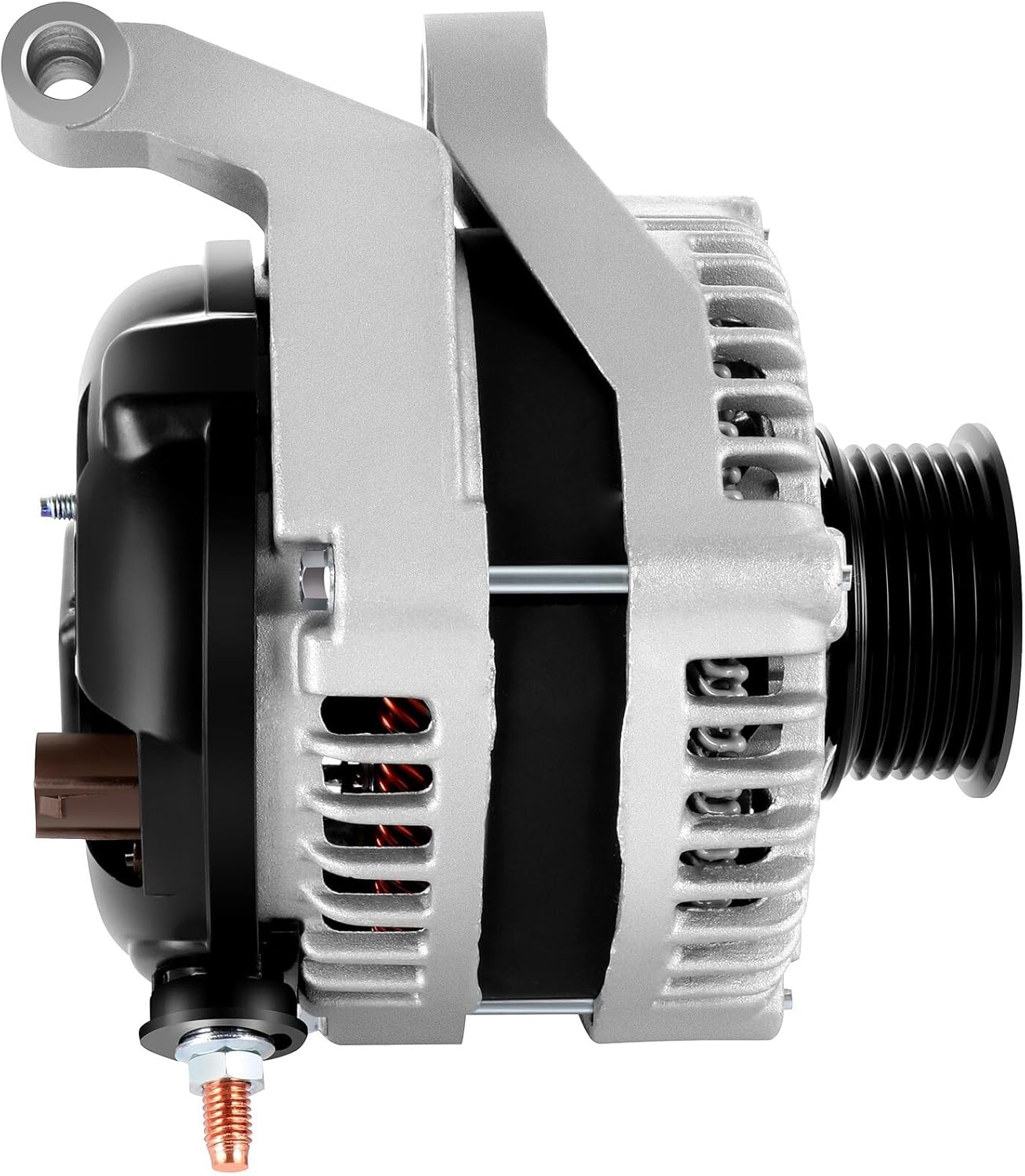 SCITOO High Output Alternator 160Amp High-output 13913 Replacement for Dodge for Dakota 3.7L 04-06,for Dakota 4.7L 02-06,for Jeep for Grand Cherokee 4.7L 01-03,for Liberty 3.7L 03-06,6-Groove AND0281
