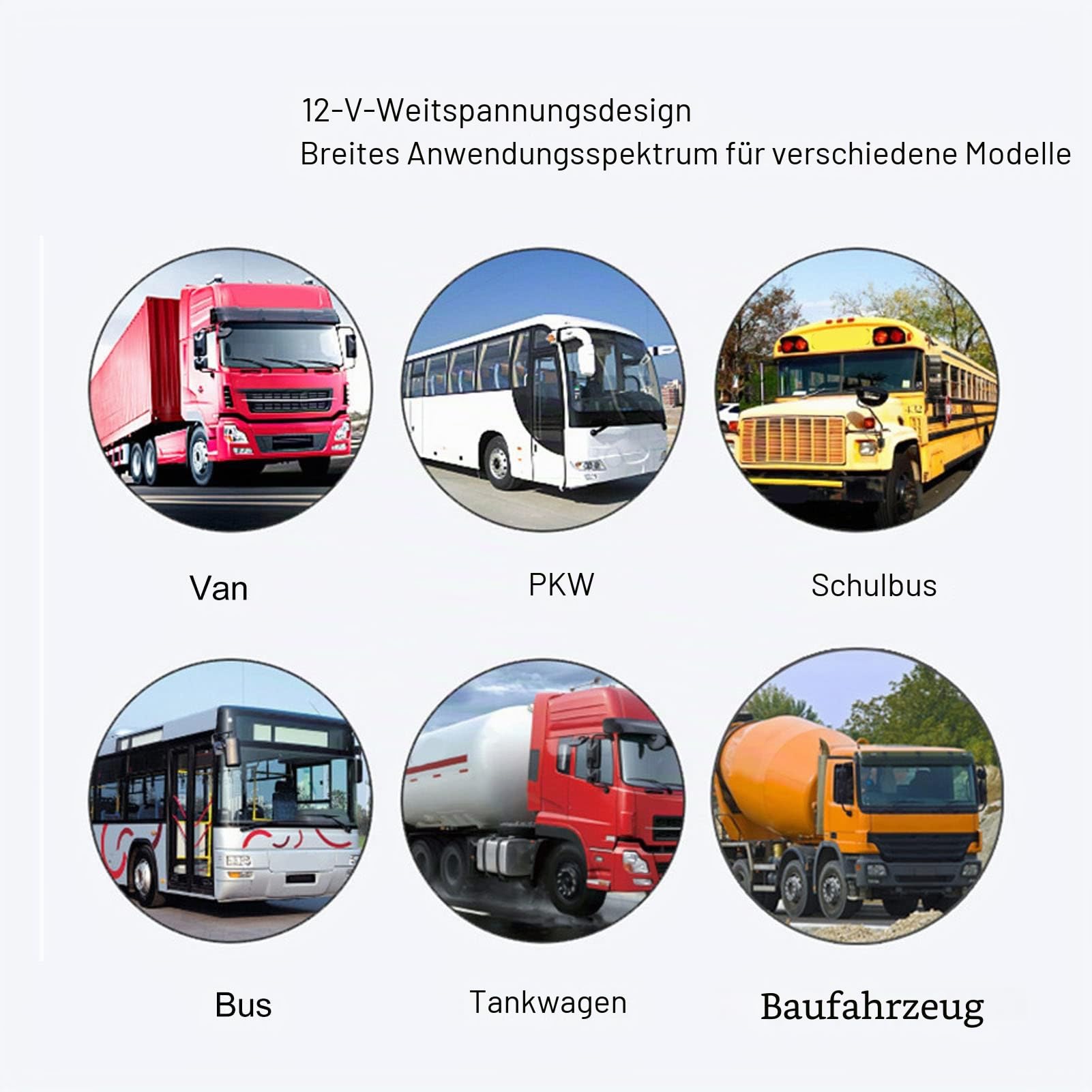 Auto-Seitensichtkamera, Seitliche Totwinkelkamera 4-poliger Luftfahrtkopf, 150° Betrachtungswinkel, Nachtsicht-Totwinkelkamera für Wohnmobil, Van, LKW, Bus (1080P)