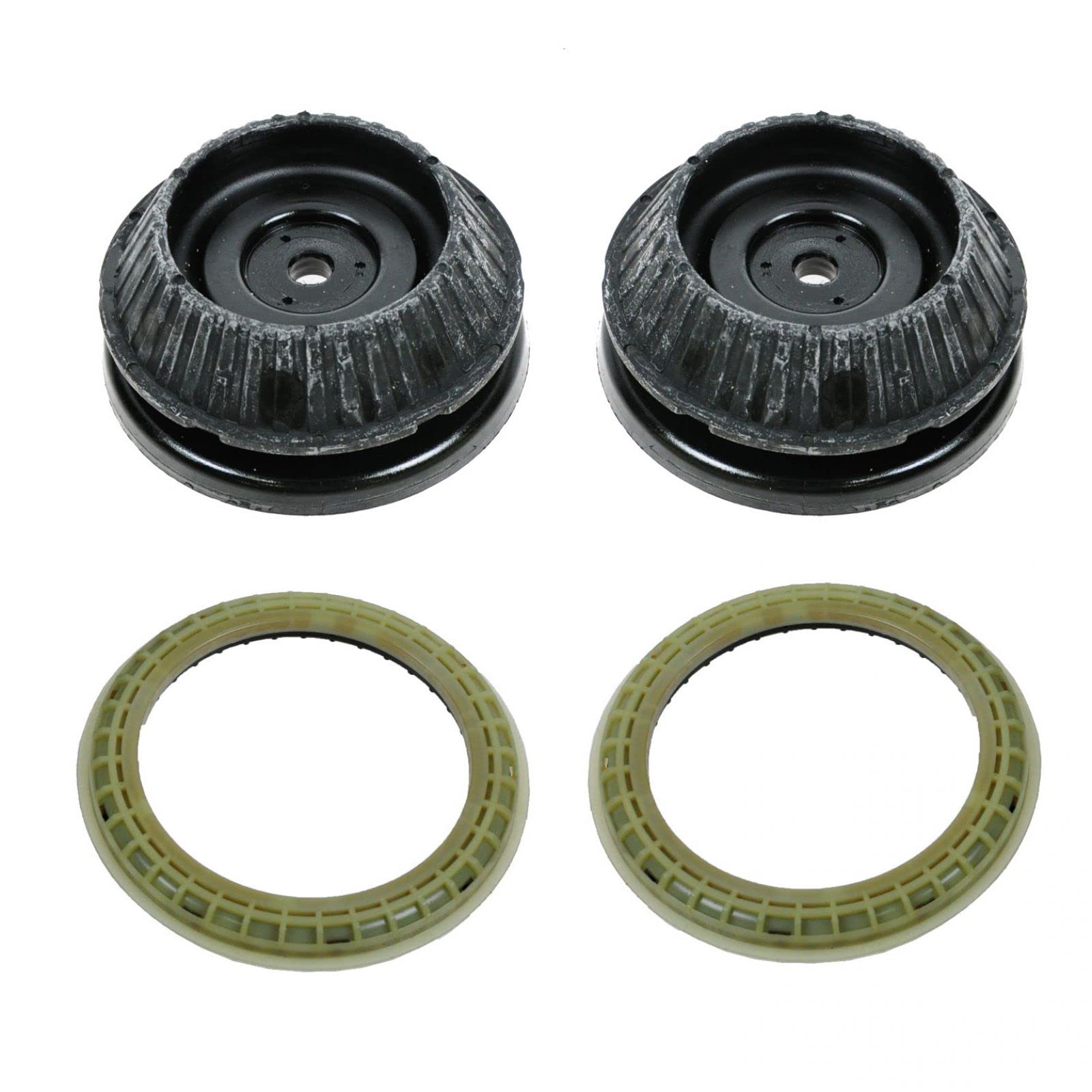 Trq Front Upper Strut Mount Kit Compatible With 1995-2000 Ford Contour 1999-2002 Mercury Cougar Mystique