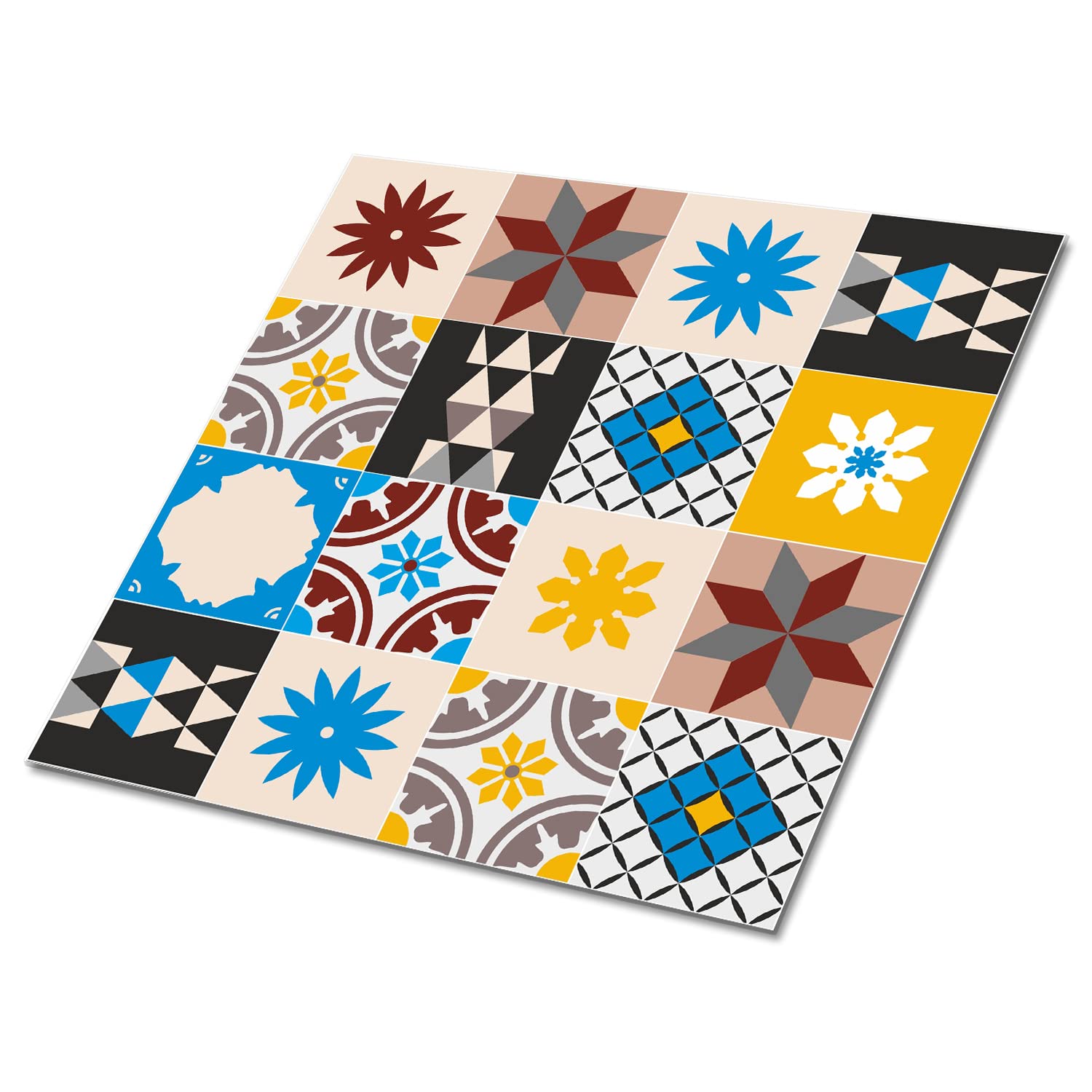 Carrelage autocollant 30x30 mosaïque orientale Decormat vinyle