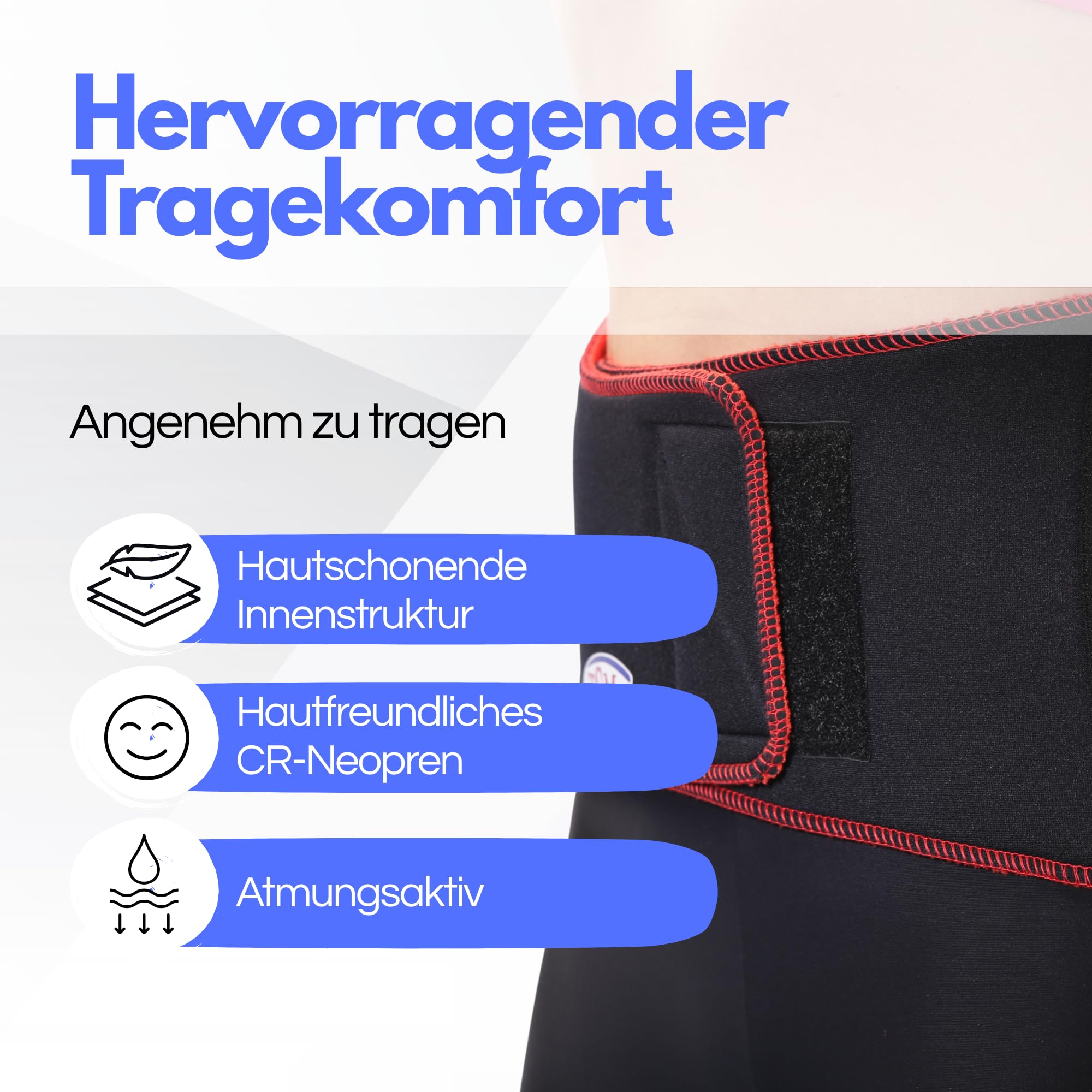 TSM Rückenbandage aktiv schwarz | Neoprenbandage Wärme & Schutz | Vorbeugung gegen Verspannungen Rücken & Unterkühlungen | Freizeit Sport & Arbeit | Artikelnr 2149 | Made in Germany | 1 Stück