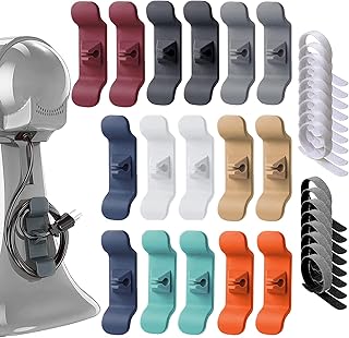 Cord Organizer, Cord Wrapper for Appliances, Kitchen Appliance Cord Winder, Cord Holder Stick On for Blenders Coffee Machines Air Fryers Toasters 16 Packs Cord Wrappers & Cable Ties