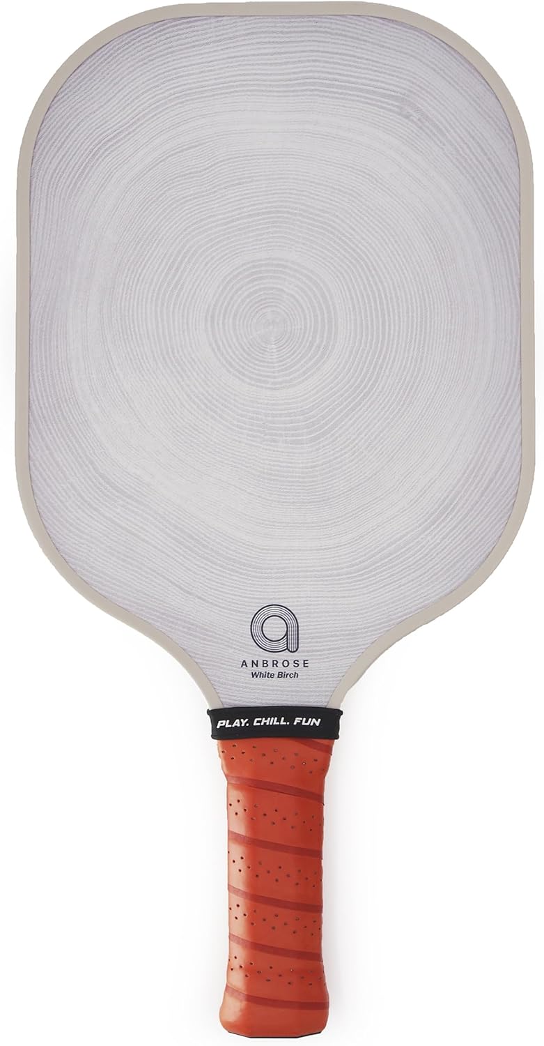 A. Anbrose Pickleball Paddle Set | Comfort Cushion Grip | Long Handle | Fiberglass | Polypropylene Honeycomb Core | 3 configs, 2 Racquets, 4 Pickleballs(2 Indoor 2 Outdoor) | 1 Portable Bag