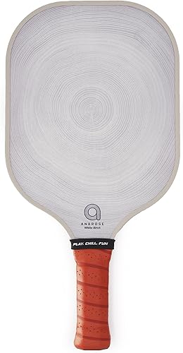 Miniatura 7 de A. Anbrose - Juego de paletas de pickleball  Agarre cómodo  Mango largo  Fibra de vidrio  Núcleo de panal de polipropileno  3 configuraciones, 2