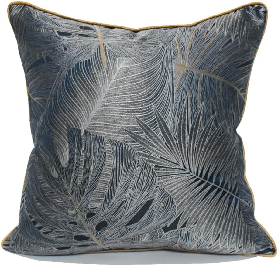 HBJWOV Nordic Ins Wind Plant Flower Sofa Pillow Case Model Room Luxury Cushion Cover