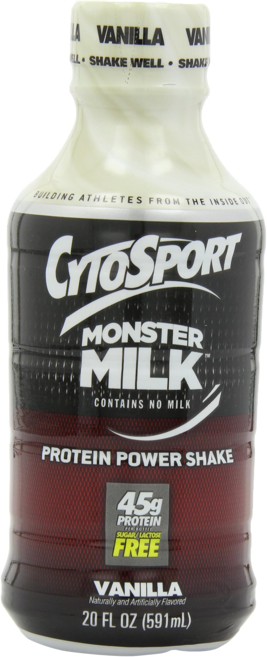 CytoSport Monster Milk Ready-To-Drink Protein Power Shake, Vanilla, 20 Ounce, Pack of 12