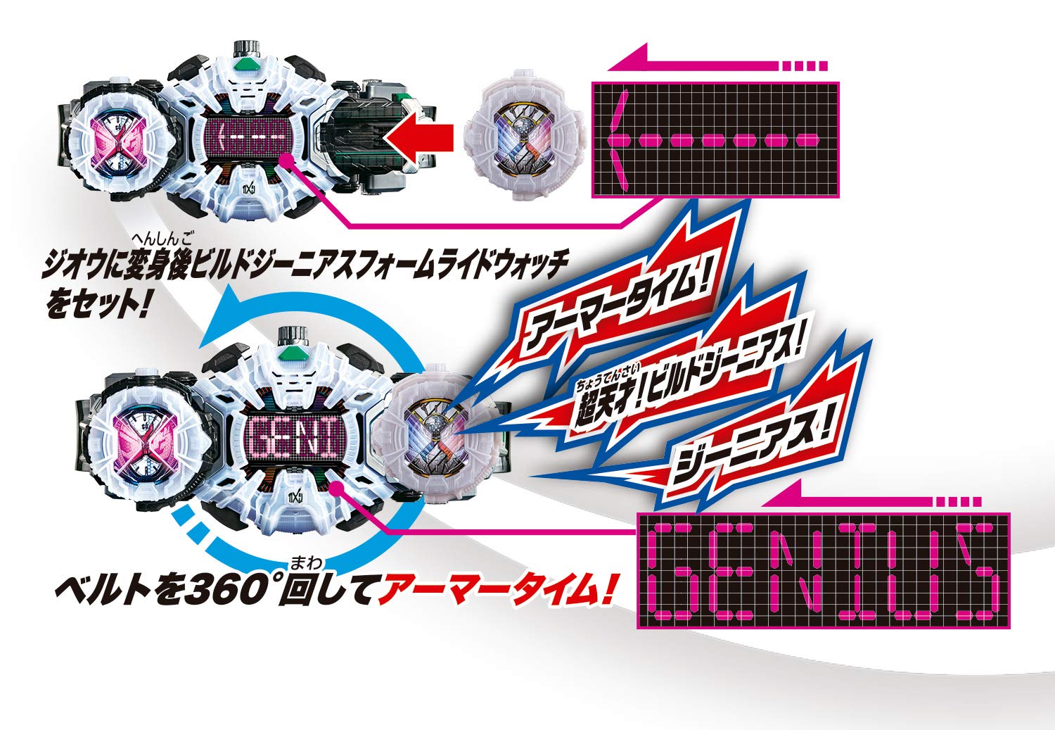 Amazon | 仮面ライダージオウ DXビルドジーニアスフォームライド 