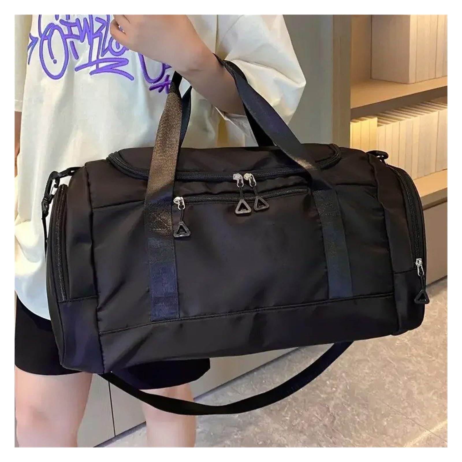Borsa Sella Moto Posteriore Borse Portaoggetti Multifunzionali Leggere Grande Capacità Borse Tracolla Accessori Campeggio Viaggio Per Attività Aperto Famiglia(Taro Purple)